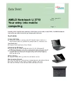 Fujitsu Siemens Computers AMILO Li 3710 Datasheet предпросмотр