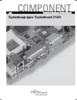 Fujitsu Siemens Computers D1421 Technical Manual preview