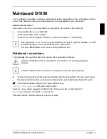 Preview for 11 page of Fujitsu Siemens Computers D1858 Technical Manual