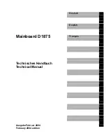 Preview for 5 page of Fujitsu Siemens Computers D1875 Technical Manual