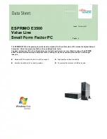 Preview for 1 page of Fujitsu Siemens Computers ESPRIMO E3500 Datasheet