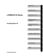 Предварительный просмотр 5 страницы Fujitsu Siemens Computers LIFEBOOK B Series Operating Manual