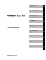 Preview for 1 page of Fujitsu Siemens Computers PRIMERGY Econel 50 Operating Manual