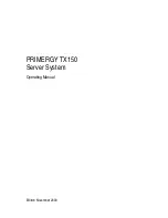 Fujitsu Siemens Computers PRIMERGY TX150 Operating Manual предпросмотр