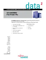 Fujitsu Siemens Computers SOUNDBIRD Flat Panel Pro Datasheet preview