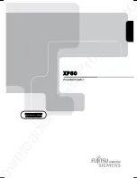 Preview for 2 page of Fujitsu Siemens Computers XP50 Operation Manual