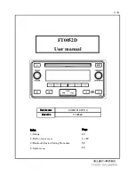 Fujitsu Ten Limited Comb Player A User Manual preview