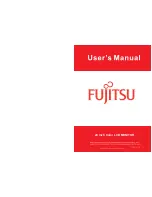 Preview for 1 page of Fujitsu 24 inch Color LCD Monitor User Manual