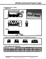 Preview for 5 page of Fujitsu 240 SERIES Specifications