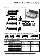 Preview for 6 page of Fujitsu 240 SERIES Specifications