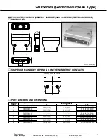 Preview for 7 page of Fujitsu 240 SERIES Specifications