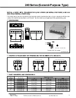 Preview for 8 page of Fujitsu 240 SERIES Specifications