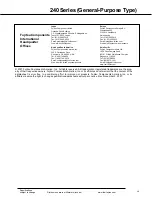 Preview for 12 page of Fujitsu 240 SERIES Specifications