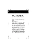Fujitsu 3G Mini-Card ModemGobi 3000 Regulatory And Safety Information Manual preview