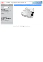 Предварительный просмотр 1 страницы Fujitsu 5110C - fi - Document Scanner Operator'S Manual