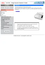 Предварительный просмотр 2 страницы Fujitsu 5110C - fi - Document Scanner Operator'S Manual