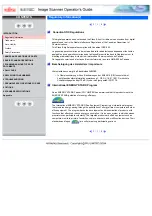 Предварительный просмотр 4 страницы Fujitsu 5110C - fi - Document Scanner Operator'S Manual