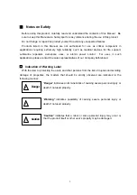 Preview for 4 page of Fujitsu 628WSL110H2 User Manual