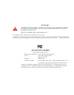 Preview for 3 page of Fujitsu A1130 - Lifebook T6500 4GB 500GB (French) Manual D'Utilisation