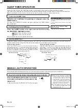 Preview for 10 page of Fujitsu ABF14UI-MI Operating Manual