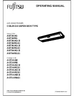 Preview for 1 page of Fujitsu ABT30AG Operating Manual