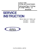 Fujitsu ABU18RULX Service Instruction preview