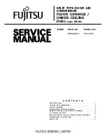 Fujitsu ABY24AGB-W Service Manual preview