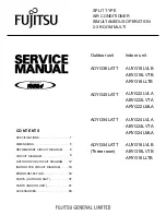 Fujitsu ABYG18LVTB Service Manual предпросмотр