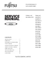 Preview for 1 page of Fujitsu AGU12RLF Service Manual