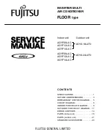 Fujitsu AGYF09LAC Service Manual preview