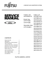 Предварительный просмотр 1 страницы Fujitsu agyg09lvca Service Manual