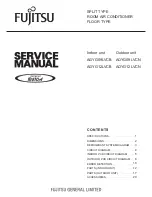 Предварительный просмотр 1 страницы Fujitsu AGYG09LVCB Service Manual