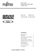 Preview for 1 page of Fujitsu AGYG14LVCB Service Manual