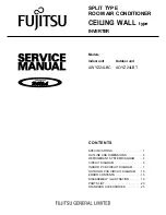 Preview for 123 page of Fujitsu AGYV09LAC Service Manual