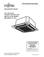 Предварительный просмотр 1 страницы Fujitsu AIR CONDITIONER Operating Manual