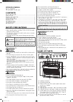 Preview for 2 page of Fujitsu Airstage AGUA12TLAV1 Operating Manual