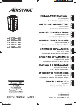 Fujitsu Airstage AJ 072GALBH Series Installation Manual preview