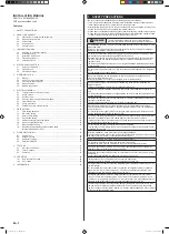 Предварительный просмотр 2 страницы Fujitsu Airstage AJ 072GALBH Series Installation Manual