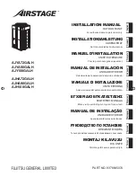 Preview for 1 page of Fujitsu AirStage AJH108GALH Installation Manual