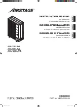 Preview for 1 page of Fujitsu Airstage AOU120RLAVL Installation Manual