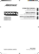 Fujitsu Airstage ARUM24TLAV2 Operating Manual предпросмотр