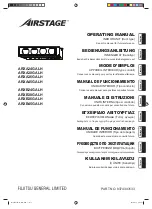 Preview for 1 page of Fujitsu AIRSTAGE ARXA24GALH Operating Manual