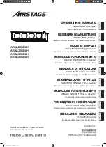 Fujitsu AirStage ARXA24GBLH Operating Manual preview