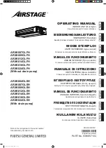 Preview for 1 page of Fujitsu AIRSTAGE ARXK007GLFH Operating Manual