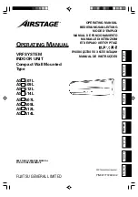 Fujitsu Airstage AS A07L Series Operating Manual предпросмотр