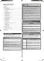 Preview for 2 page of Fujitsu AIRSTAGE AUXS018GLEH Installation Manual