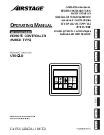 Предварительный просмотр 1 страницы Fujitsu Airstage UTB- LB Series Operating Manual
