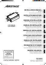 Fujitsu Airstage UTP-RX08AH Installation Manual preview