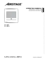 Fujitsu Airstage UTY-RNRG Operating Manual preview