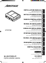 Fujitsu Airstage UTY-VTGX Installation Manual preview